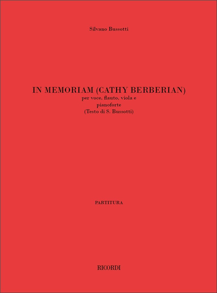 In Memoriam (Cathy Berberian)